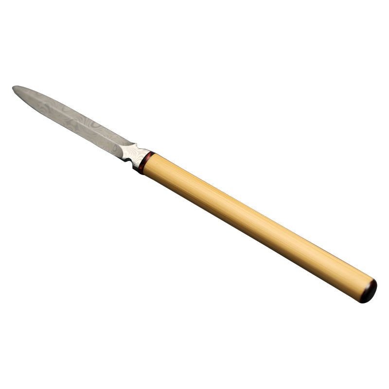 Bamboo Stainless Steel Tea Knife Cutter Chinese Vintage High Grade Handmade Tea Knife Prying Te Verde Chino Household Products: Default Title