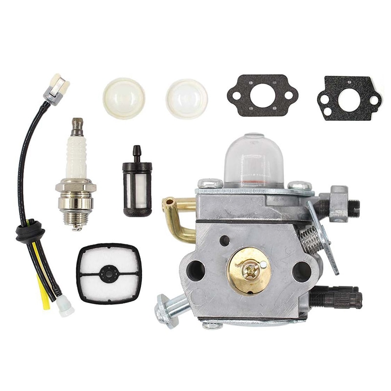 Carburetor kits For Echo Zama PB-2155 Leaf Debris Blower ES-2100 Shredder /C1U-K43B Carb W/Grommet Fuel Line Kit &Fuel Filter