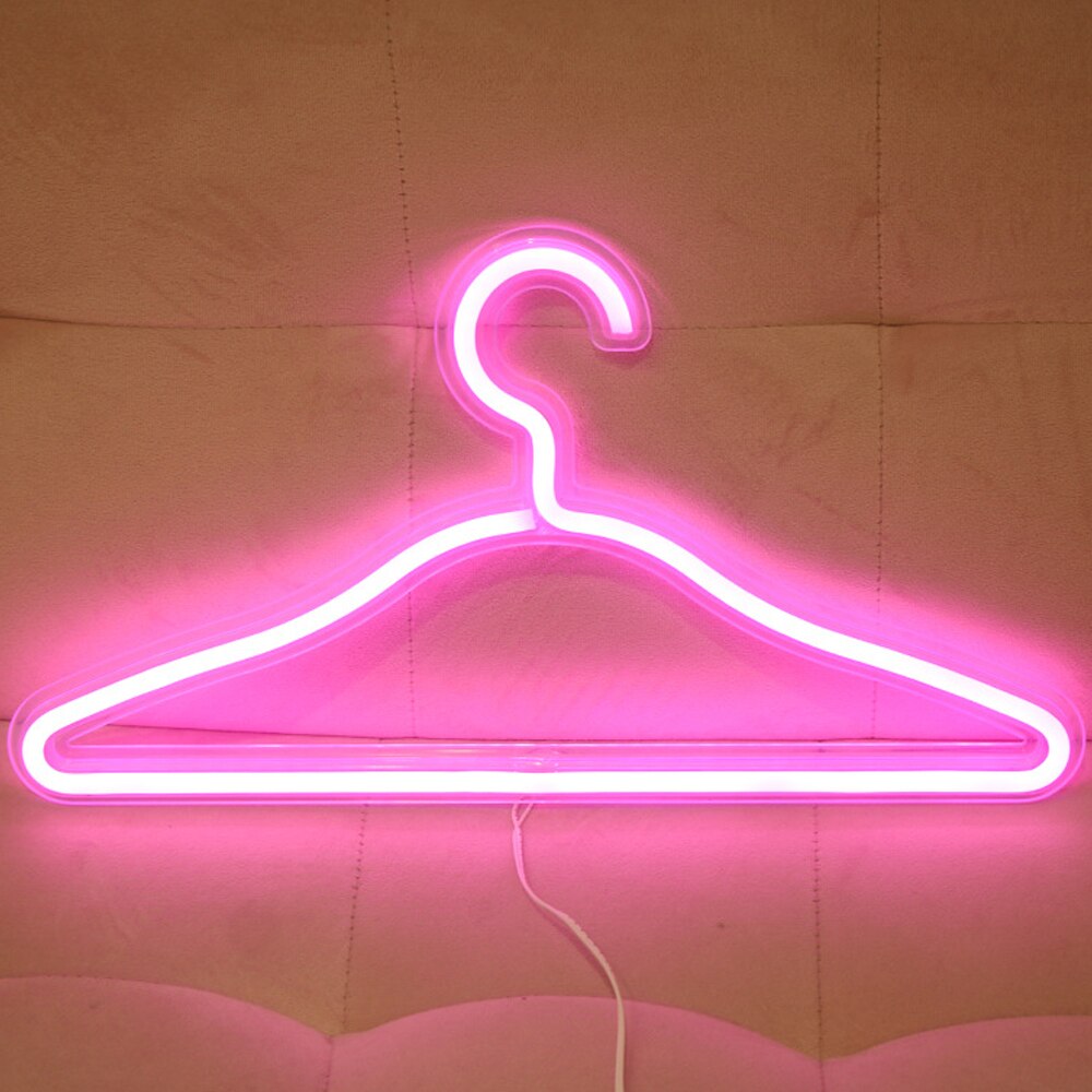 Lampe néon colorée LED, éclairage décoratif d'intérieur, USB alpaga, dauphin, étoile, nuage arc-en-ciel, fond Led, veilleuse