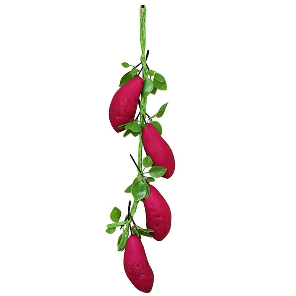 Simulación de patatas Chili cuerdas de fruta Artificial vegetal espuma modelo granja Hotel decoración del hogar fotografía Prop