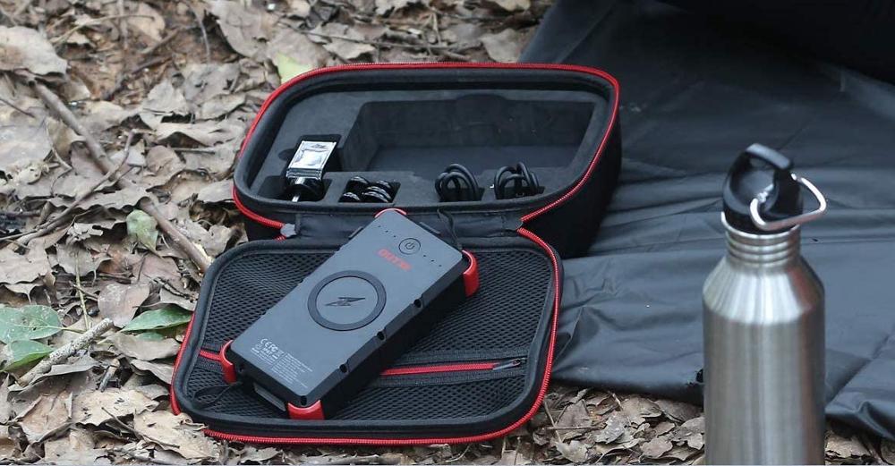 Outxe Powerbank Case Hard Waterproof EVA for 25000mAh Solar Powerbank Big Size For Outdoor Camping Travel Case Organizer
