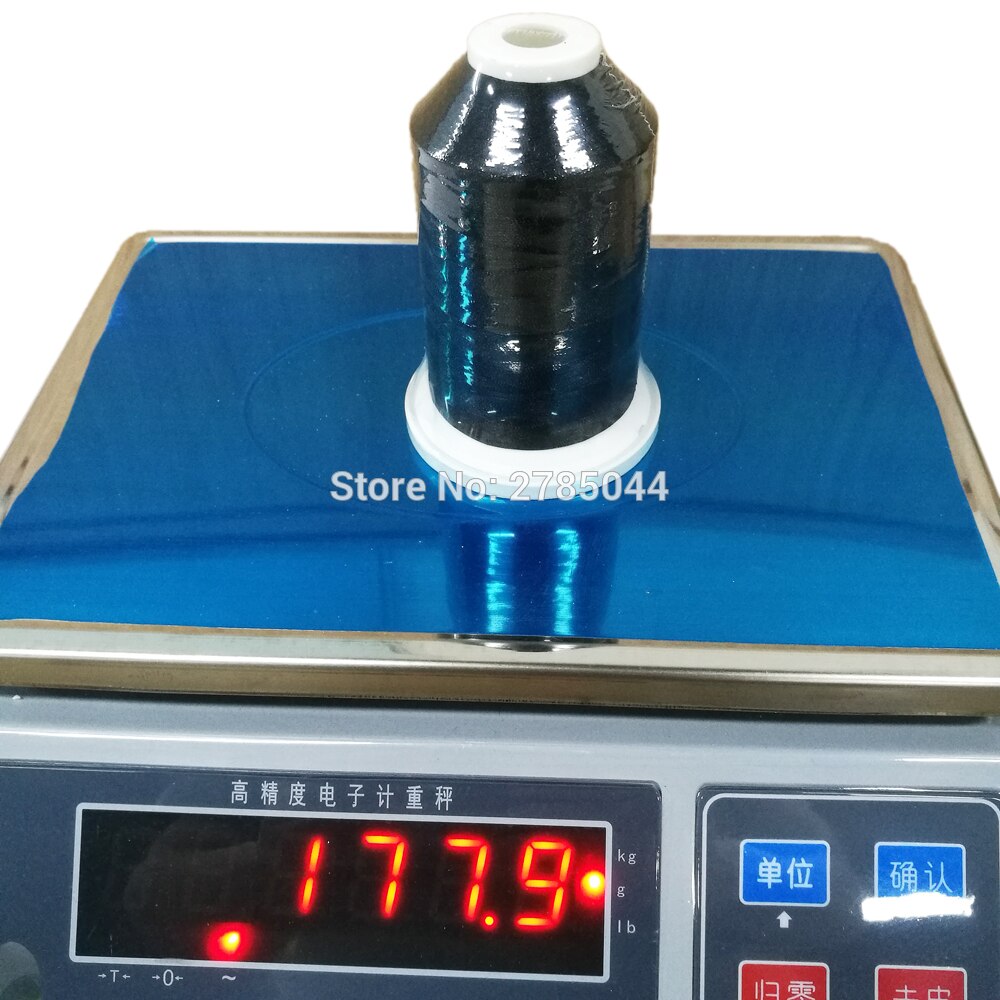 Sanbest 5000M Polyester Embroidery Thread Solid Black White Sewing Thread High Tenacity Threads 120D/2 DIY TH00025