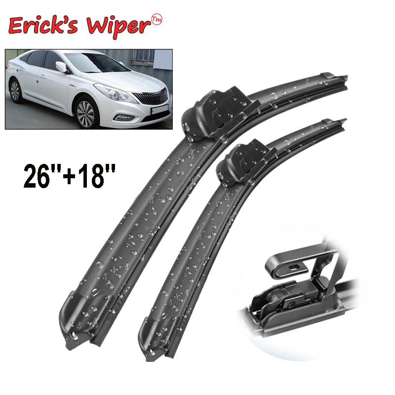 Erick 'S Ruitenwisser Lhd Front Wisserbladen Voor Hyundai Grandeur Azera Hg - Voorruit Voorruit Voorruit 26 "+ 18"