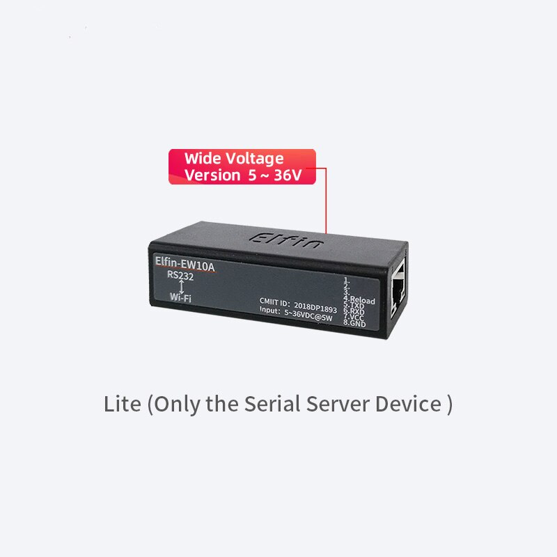 Server Seriale Wifi, 2.412 GHz-2.484 GHz Da Elfin-EW10 A Wifi Ethernet Modbus Di Rete Wireless, Supporto IP, UDP, DHCP, DNS, HTTP, Auto IP, Modbus