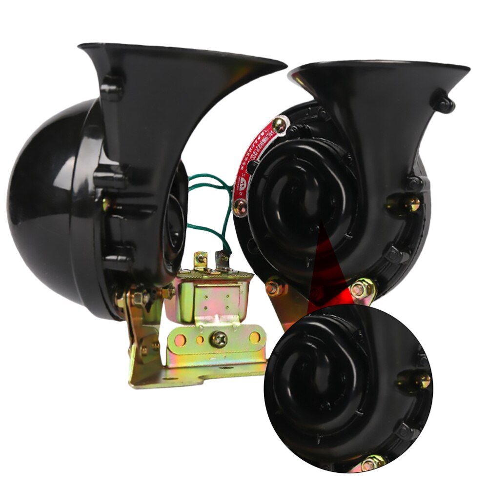 Car Horn 12v Replacement High Tone Low Tone Horn Snail Horn Vehicle Accessories