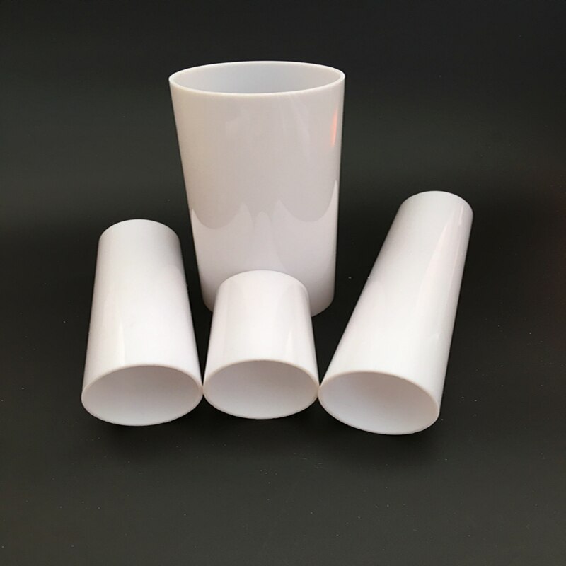 1 st. buitendiameter 8mm binnendiameter 6mm acrylbuis pmma crèmewit organisch glazen buis lampverlichting lengte 100/200/300mm