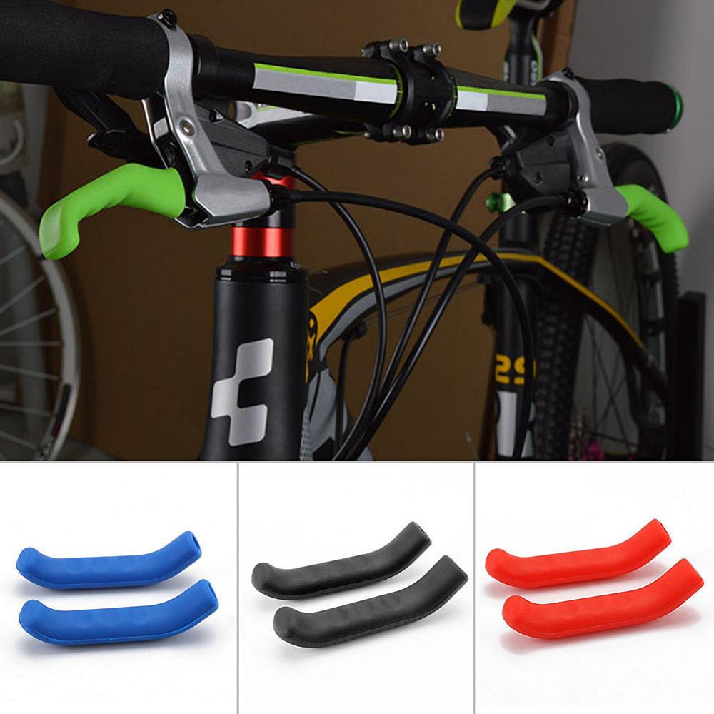 1 par cykel mountainbike håndbremsegreb silikone ærmer håndtag håndbremse beskyttelse dækker greb cykel bremser tilbehør