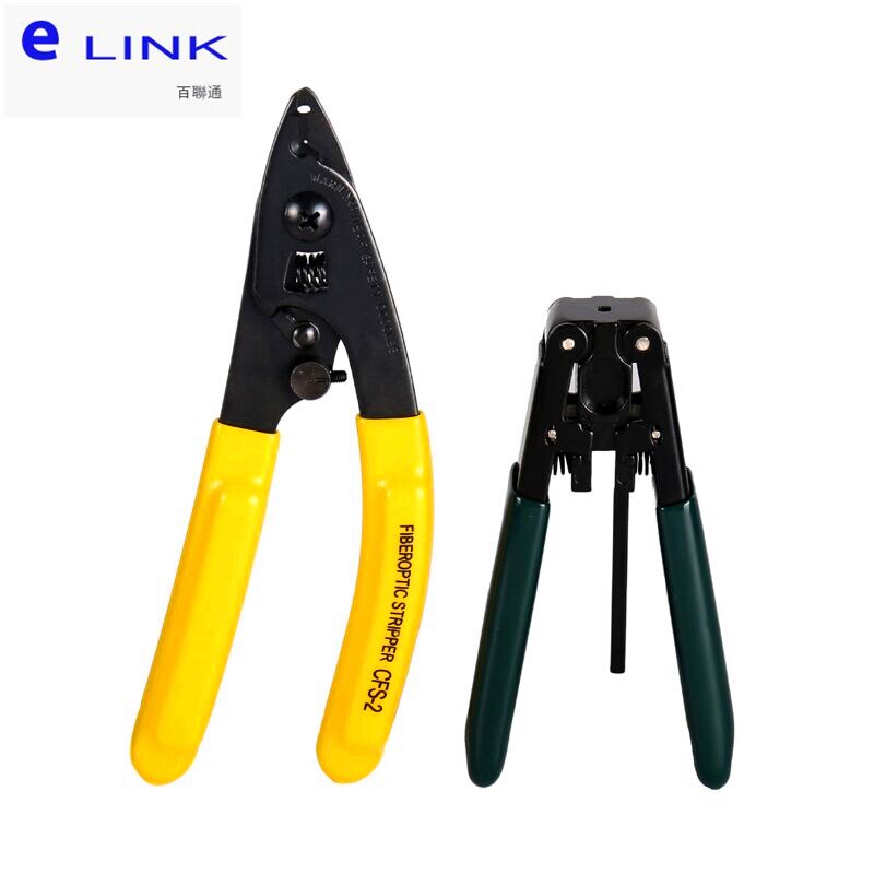 ELINK-Pelacables CFS-3 + ELFS002 FTTH para cable de caída de fibra óptica, kit de herramientas para cable 2,0mm y de Interior de 3,0mm, buena ,