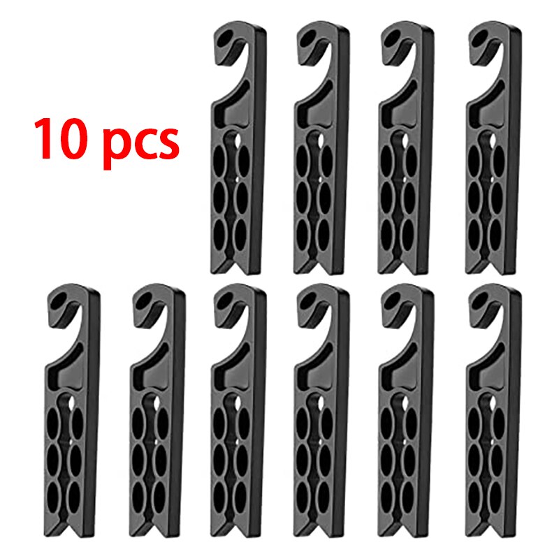 10 stk bil lufteventil holder ventil krokhenger mobiltelefon bilfeste øretelefonkabel oppruller briller oppbevaringsklips masker organisator: 10x svarte