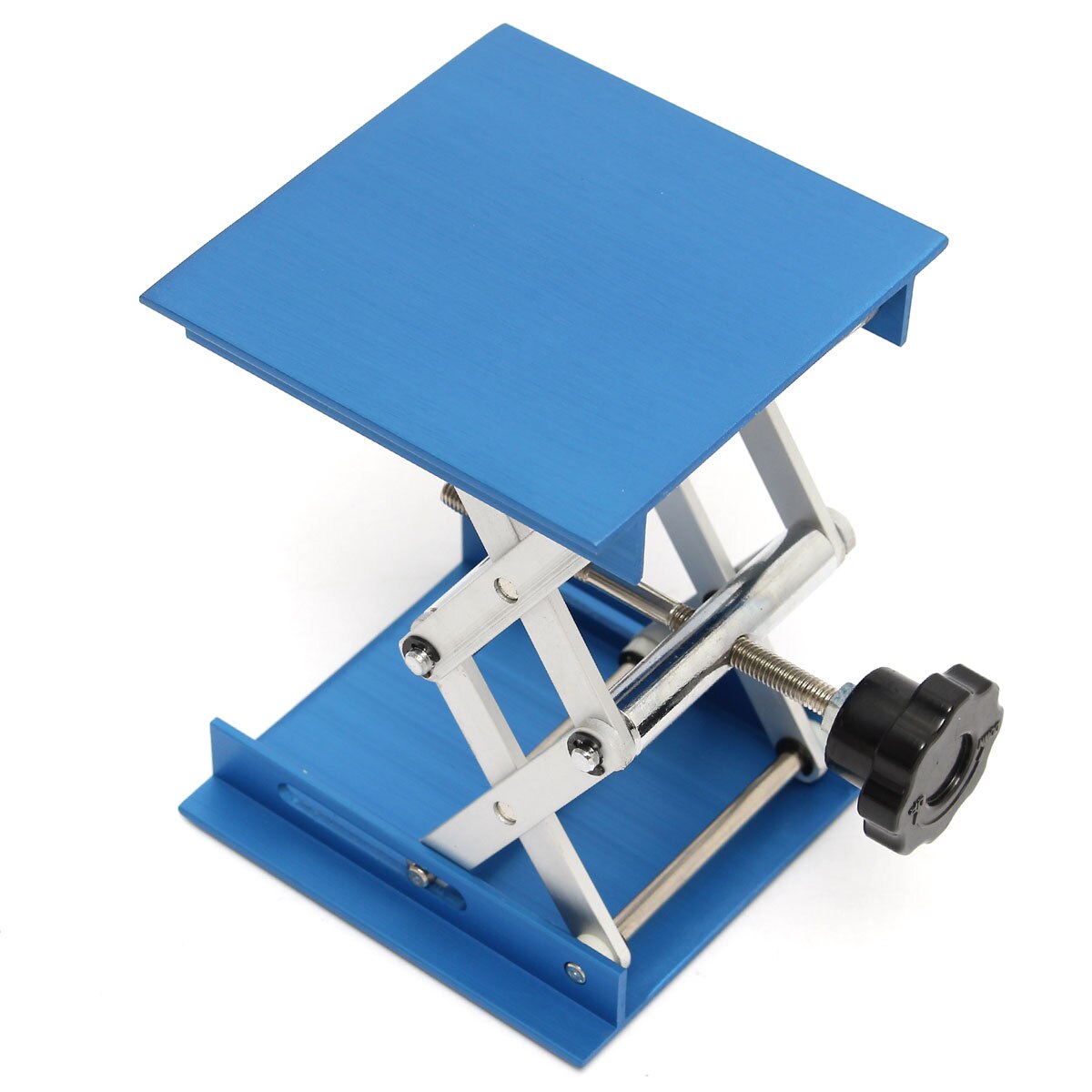 thumbnail image 2 of Beyondsupply Aluminum Oxide Lab Jack Scissor Stand – 8x8 Inch (20x20 Cm) Lifting Table 2 of 6