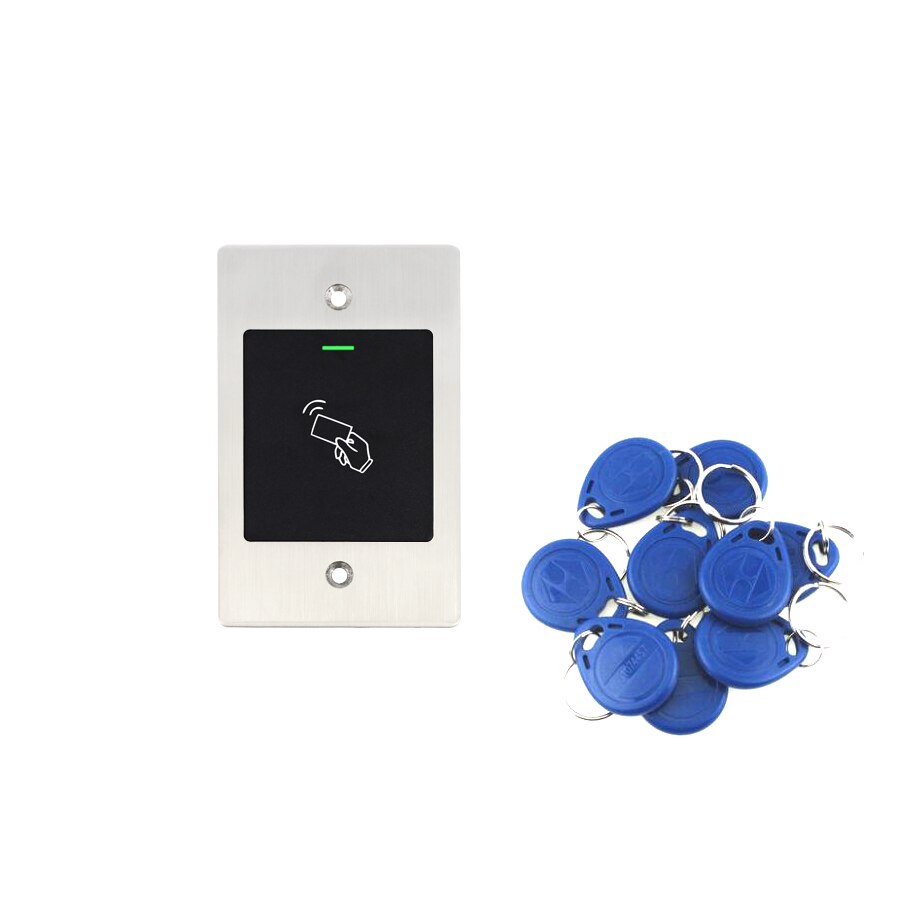125KHZ Metal Access Control Waterproof Embedded RFID Reader Keyless Door Opener Fingerprint Access Control