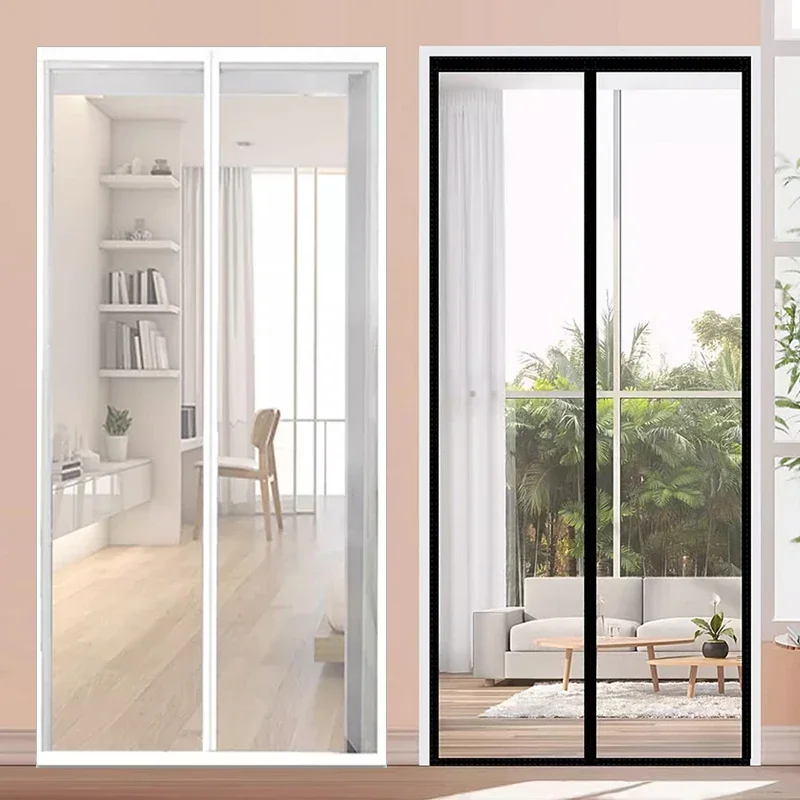 Moustiquaires pour portes, taille personnalisée, empêche les moustiques d'investir d'entrer en été, rideau de porte invisible, salons, balcons