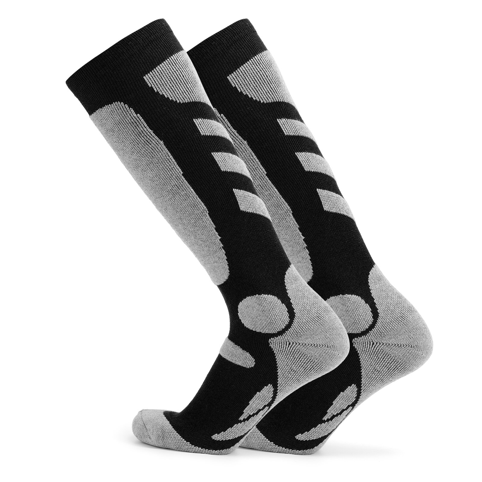 2 paar heren sportsokken skisokken dikke gebreide wintersportkousen outdoor fitness snel drogende sokken