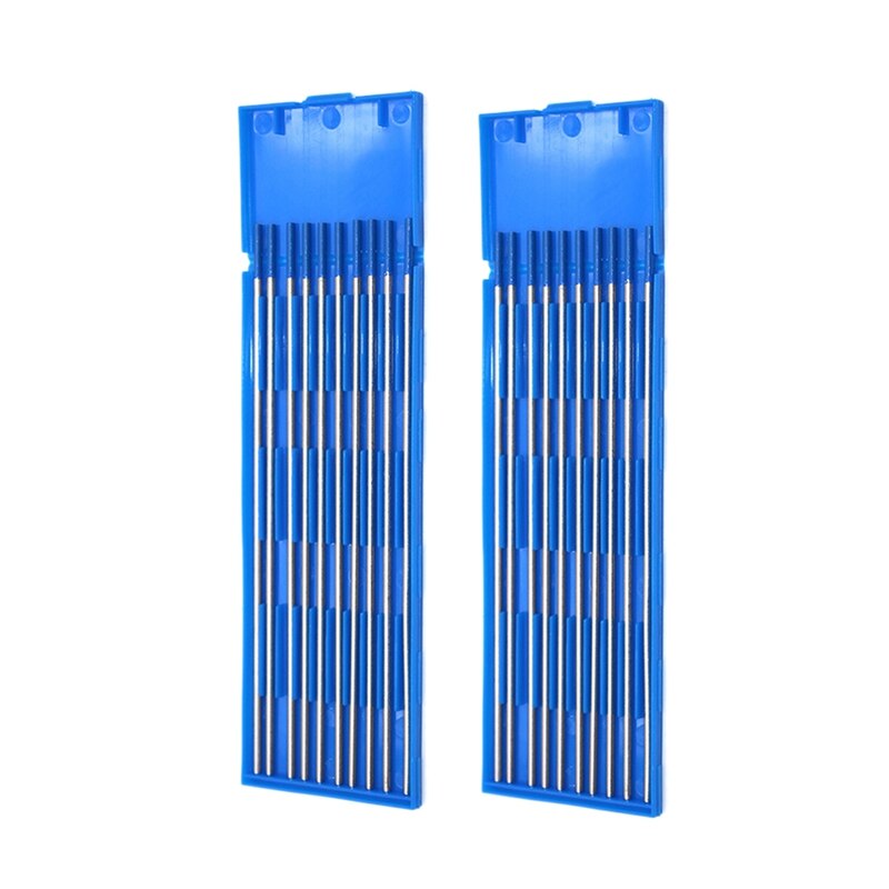 20Pcs Wy20 Tungsten Electrode Tig Rod 1.6 mm /1.0 mm for Option 2.0% Lanthanated for Tig Welding Machine