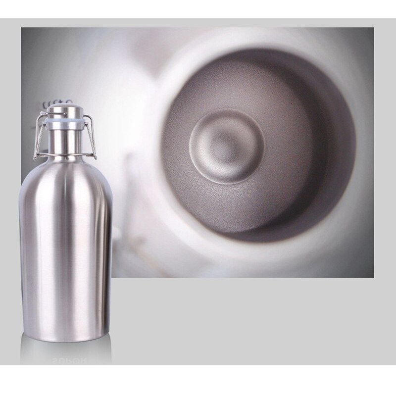 304 Stainless Steel Beer Pot Beer Barrel Swing Insulated Beer Bottle