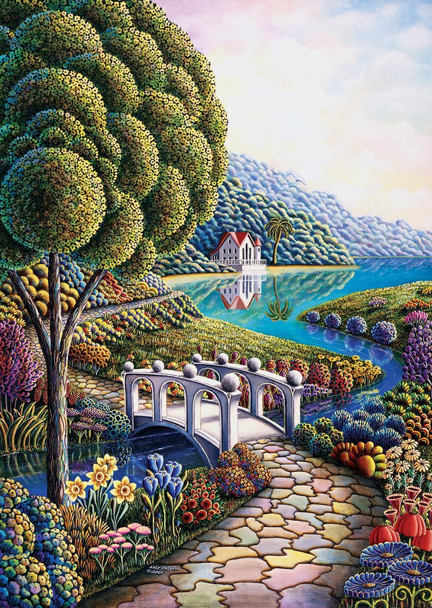 Art Puzzle Flower Dark 1000 Piece Jigsaw Puzzle