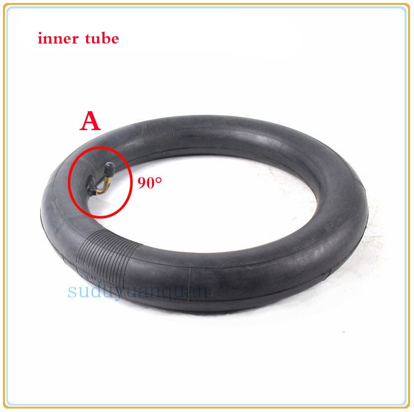Neumático de rueda de 12 pulgadas, tamaño 12x2,50 64-203 para Mini motocicleta, carro de bebé de bicicleta eléctrica, tubo interno de neumático 12*2,50: inner tube A