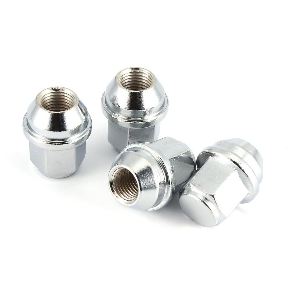 Brand For Chrysler 300C Tyre Nut One Set Four Pieces Stainless Steel Tyre Nut Silver 30*30*35mm High Qulity: Default Title