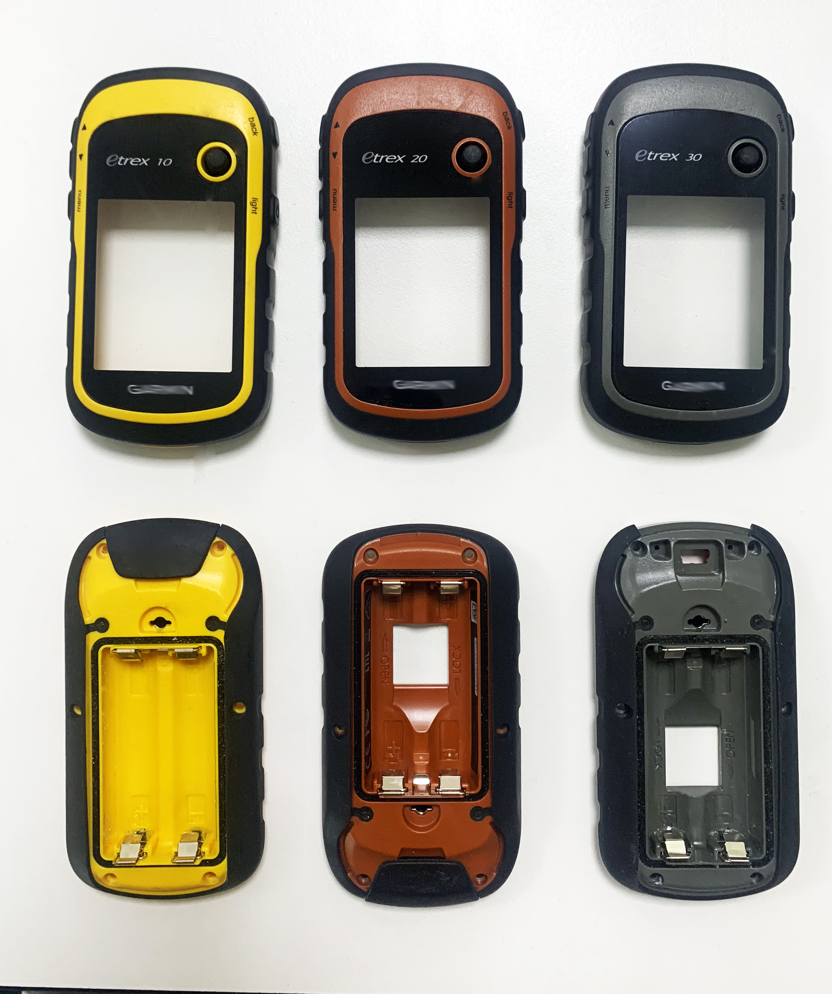 GARMIN-carcasa frontal con Panel de cristal, carcasa de repuesto con botón, funda trasera de mano, reparación GPS, Etrex 10 Eterex 20, Etrex 30