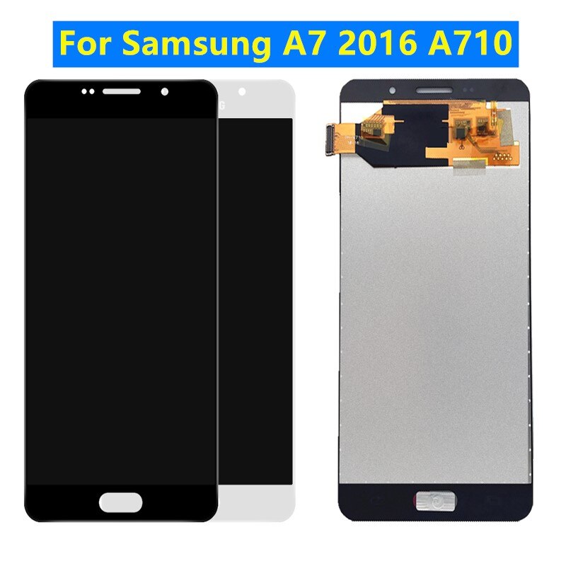 100% testé pour Samsung A7 A720 A720F affichage pour Samsung Galaxy A7 A710 Lcd écran tactile numériseur assemblée affichage