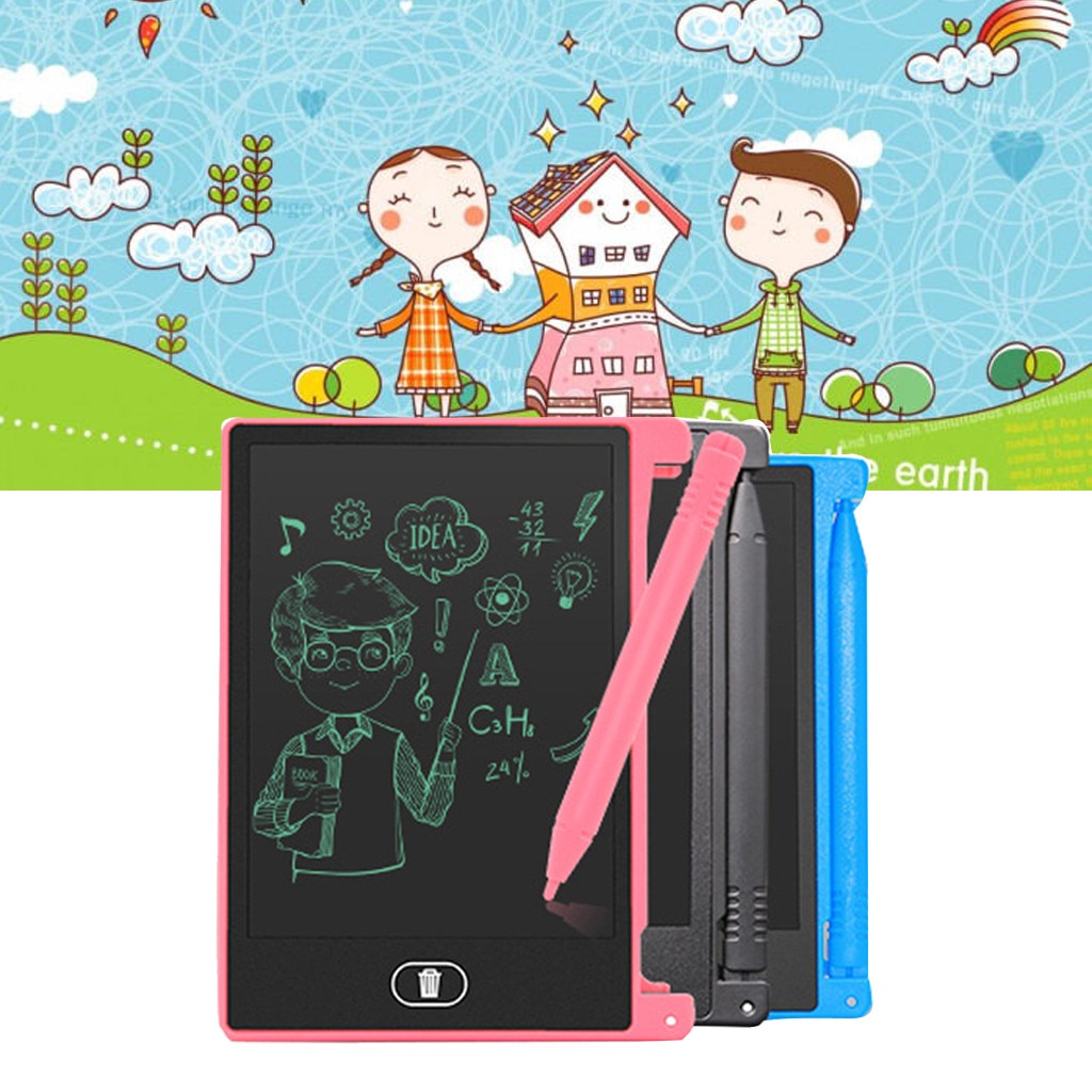4.4-Inch Lcd Ewriter Papierloze Memo Pad Tablet Schrijven Tekentafel Leren Educatief Kinderen Speelgoed Juguetes Brinquedos Игрушки