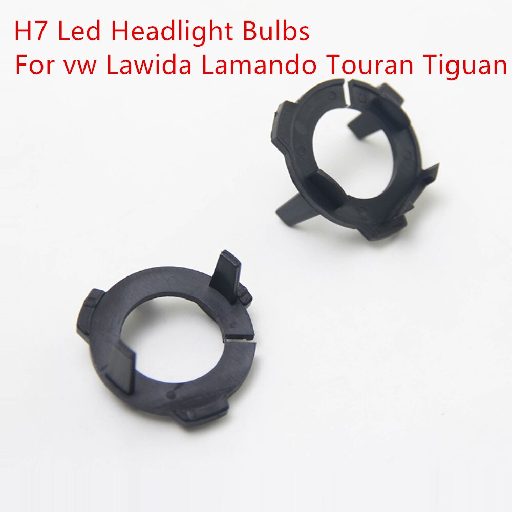 2 pièces H7 PHARE LED Ampoule Adaptateur Base Prise Fixe Pour Volkswagen Lawida Lamando Touran Tiguan Gran Lavida
