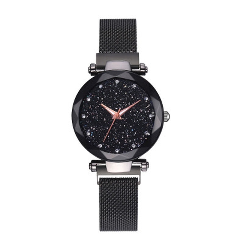 Ladies Magnetic Starry Sky Clock Luxury Women Watches Diamond Female Quartz Wristwatches Relogio Feminino Zegarek Damski