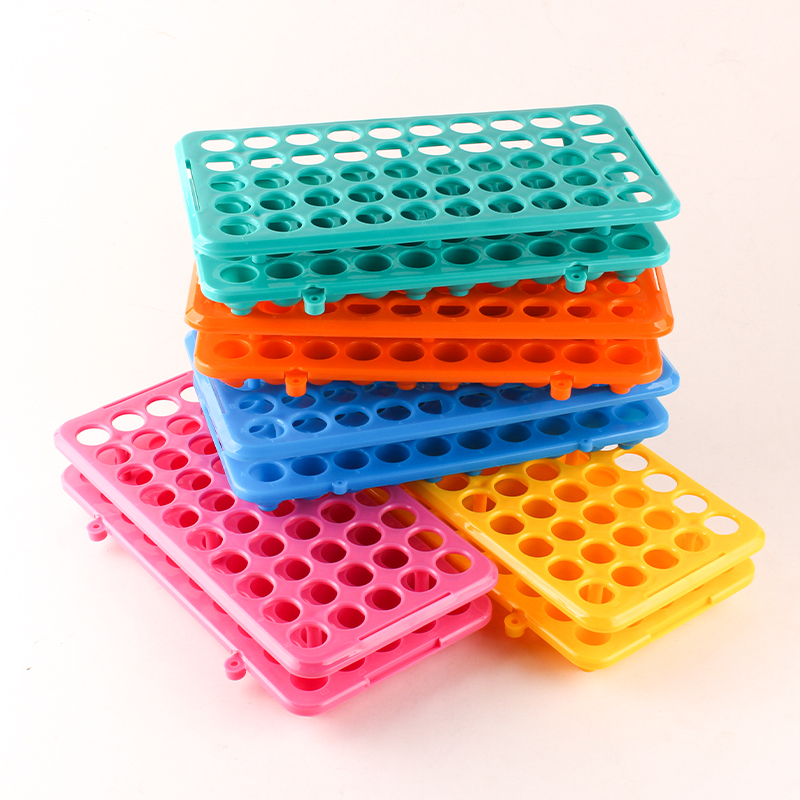 Plastic Test Tube Rack Holder Use for 5mL / 10mL / 15mL Laboratory Test Tubes Box Centrifuge Tube Rack , 1 Piece