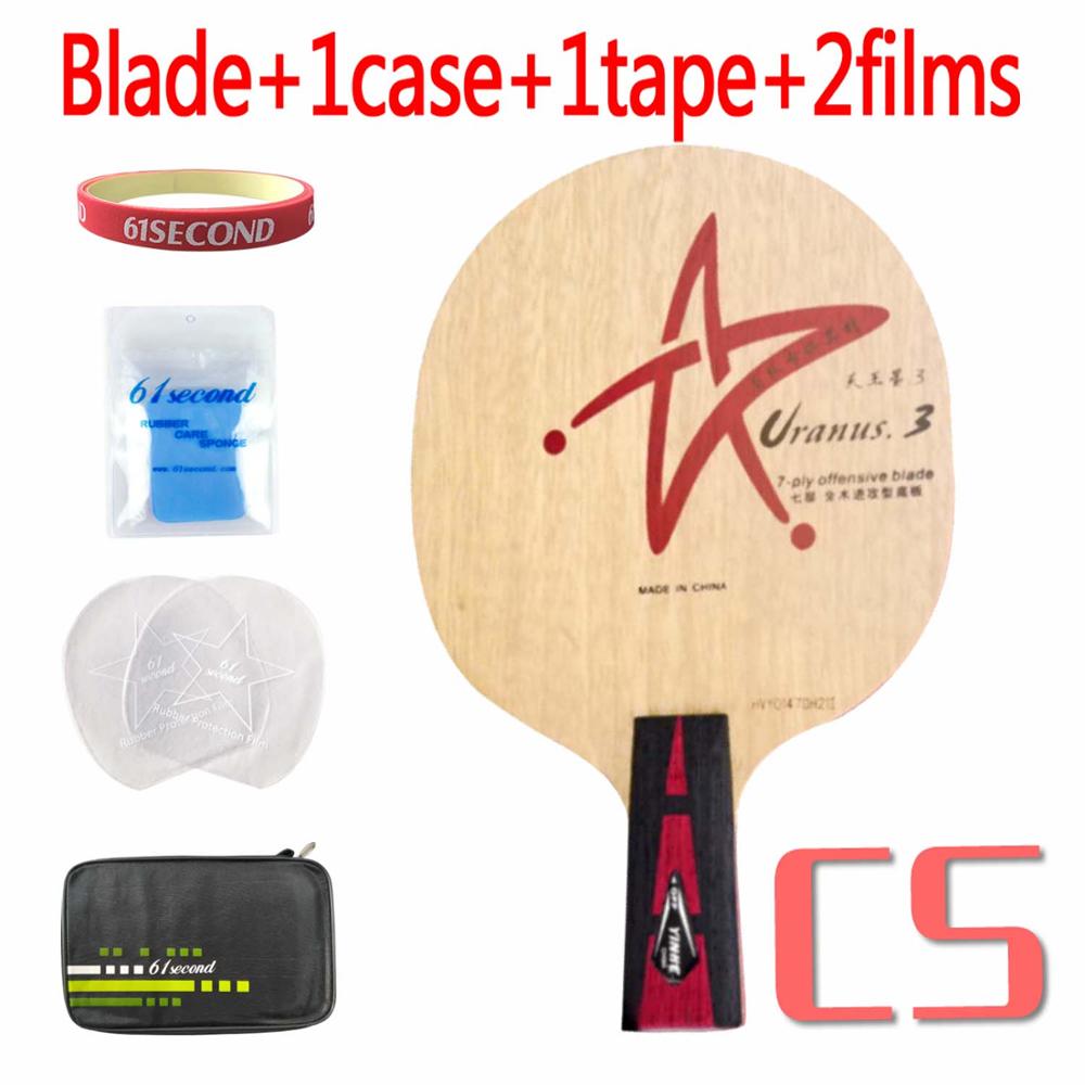 Originele Yinhe Melkweg Uranus.3 U-3 U3 U.3 Tafeltennis Pingpong Blade: CS with FM case