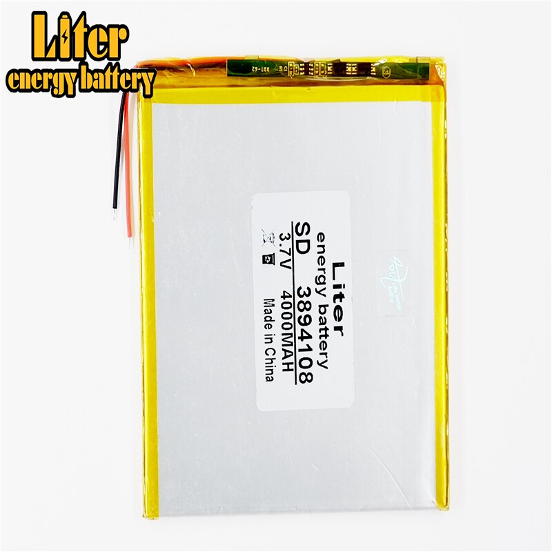 3894108 3.7V 4000mAh 4095105 batteria al litio Tablet batteria ai polimeri di tablet altro comune