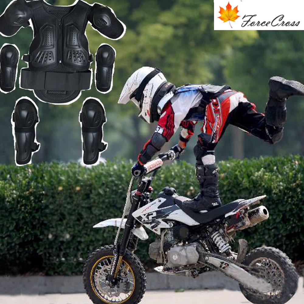 Child Motocross Vest Armour Off Road Dirt bike ATV Body Protector Armor Suits Guard