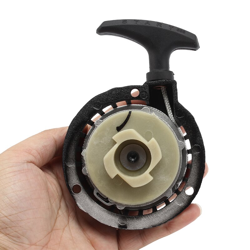 Aluminum Mini Moto Easy Pull Start Recoil Starter Part For 47cc 49cc 2 Stoke Engine Pocket Bike Dirt Kids ATV Quad Crosser