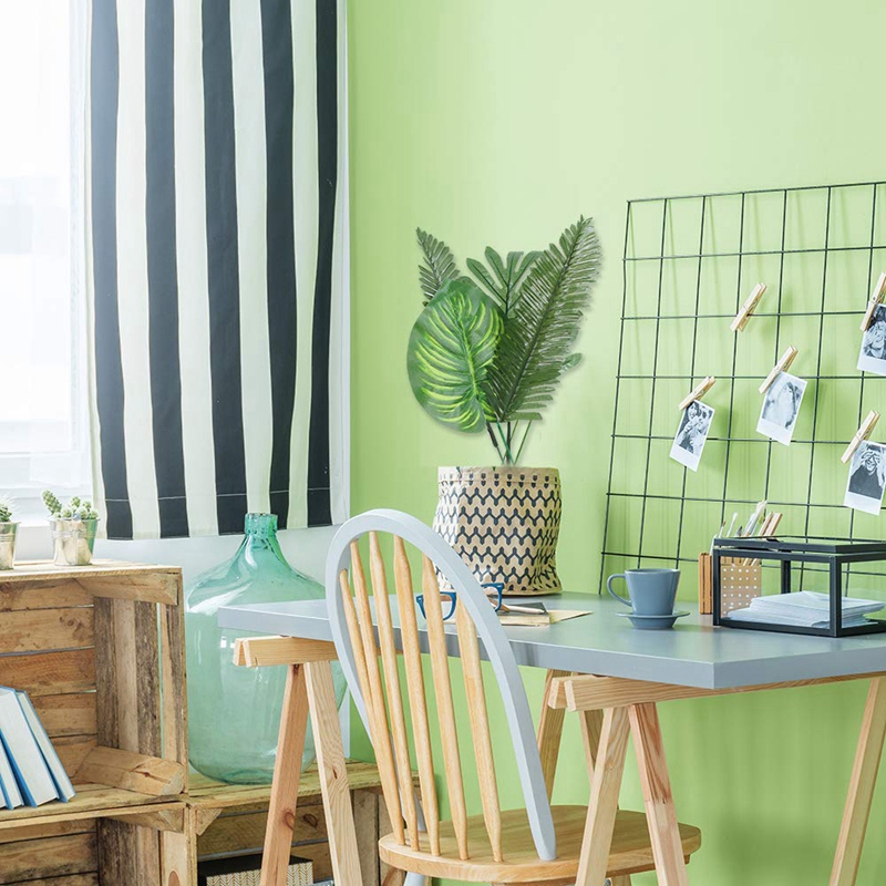 90 Artificial Palm Leaves with Stem for Tropical Party Decoration Aloha Jungle Beach Anniversary Palm Leaves