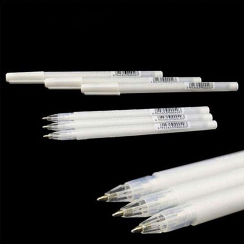 1PC 0.8mm White Transparent Paint Marker Pens Highlight Liner Sketch Markers Writing Drawing Art Painting School Office Supplies
