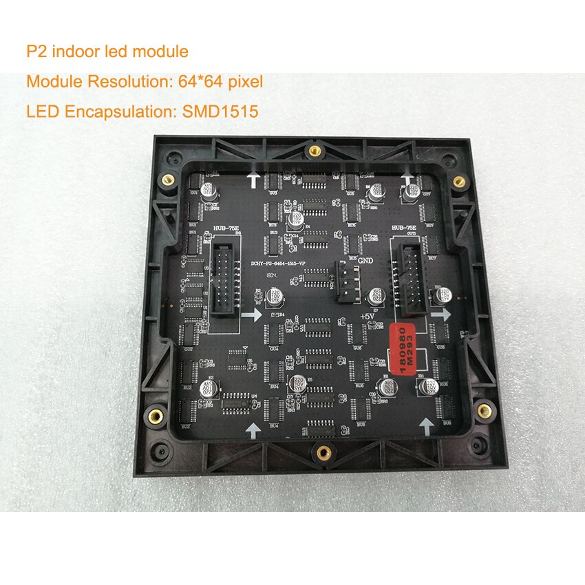 Originele Smd Rgb P2 Mini Led Module 128*128Mm Indoor Matrix Led Teken 64*64Pixel Volledige kleur Led Video Wall Led Display P2.5 P3 P6