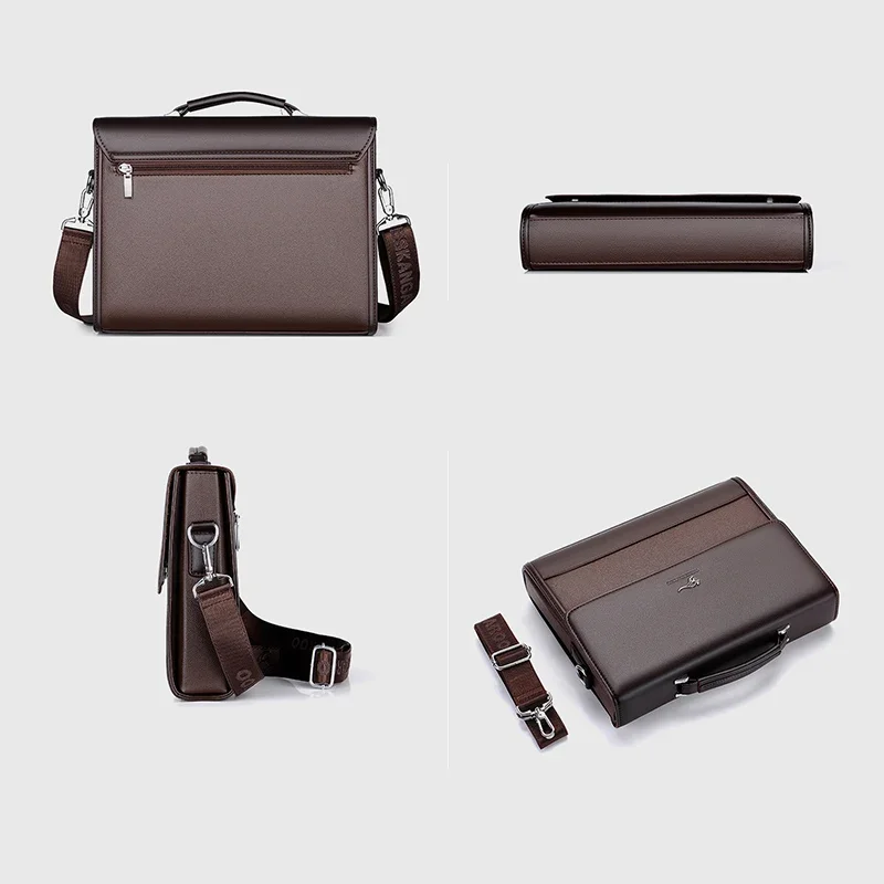 Mannelijke Handtassen Pu Lederen Heren Tote Aktentas Schoudertas Voor Mannen 2022 Laptop Tassen Man Organizer Voor documenten