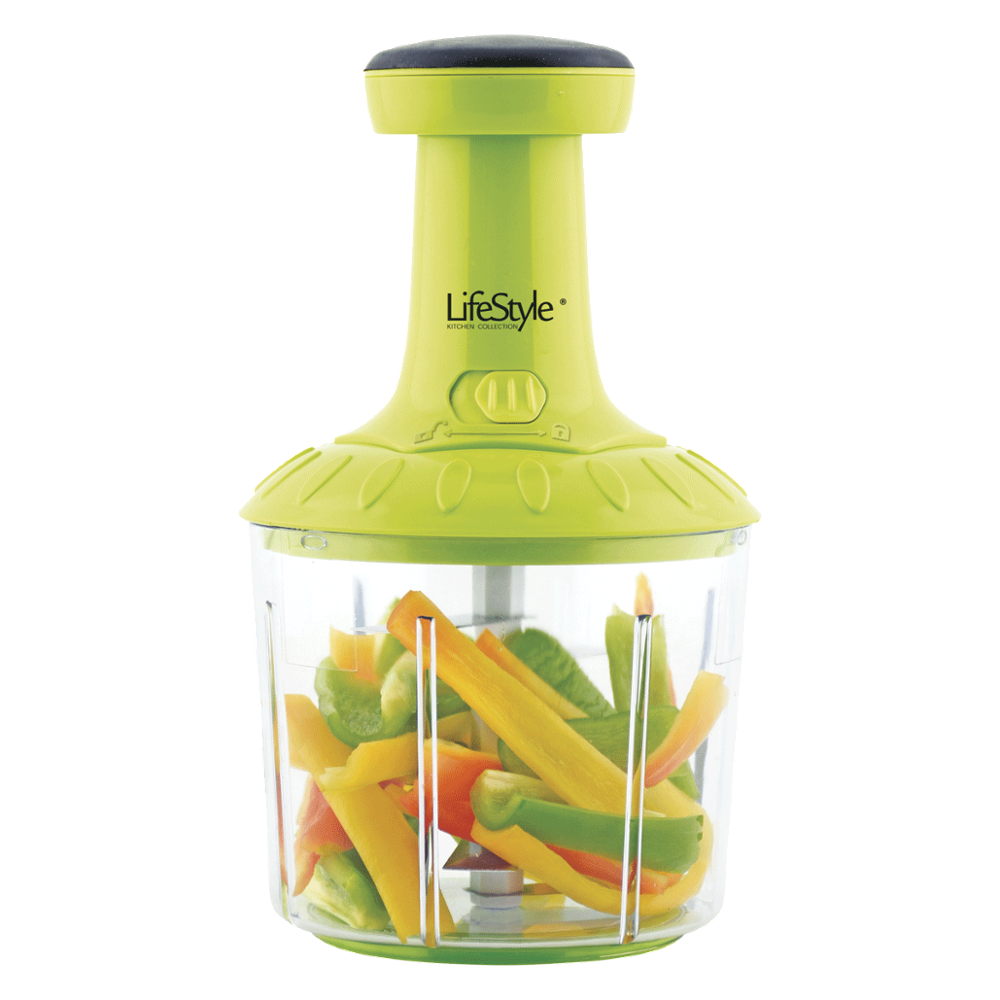Lifestyle-Picadora-mezcladora por presion,batidora Manual multifunción para vegetales,frutas,patata,molinillo de alimentos