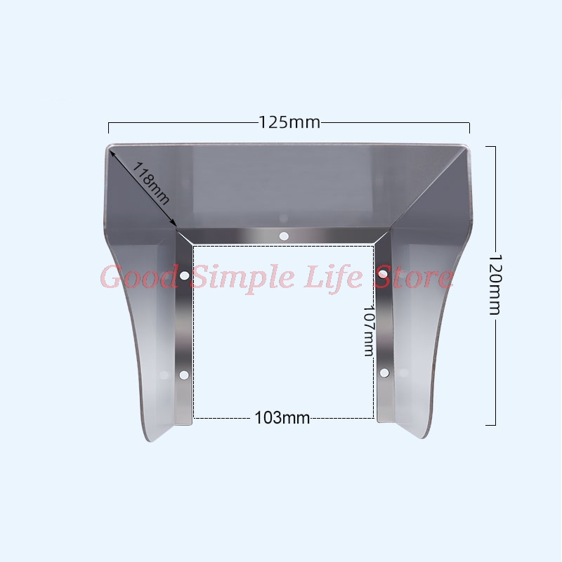 Stainless steel Protection Rain Waterproof metal Cover for Socket Door lock RFID Access Control Machine System Reader doorbell: indigo