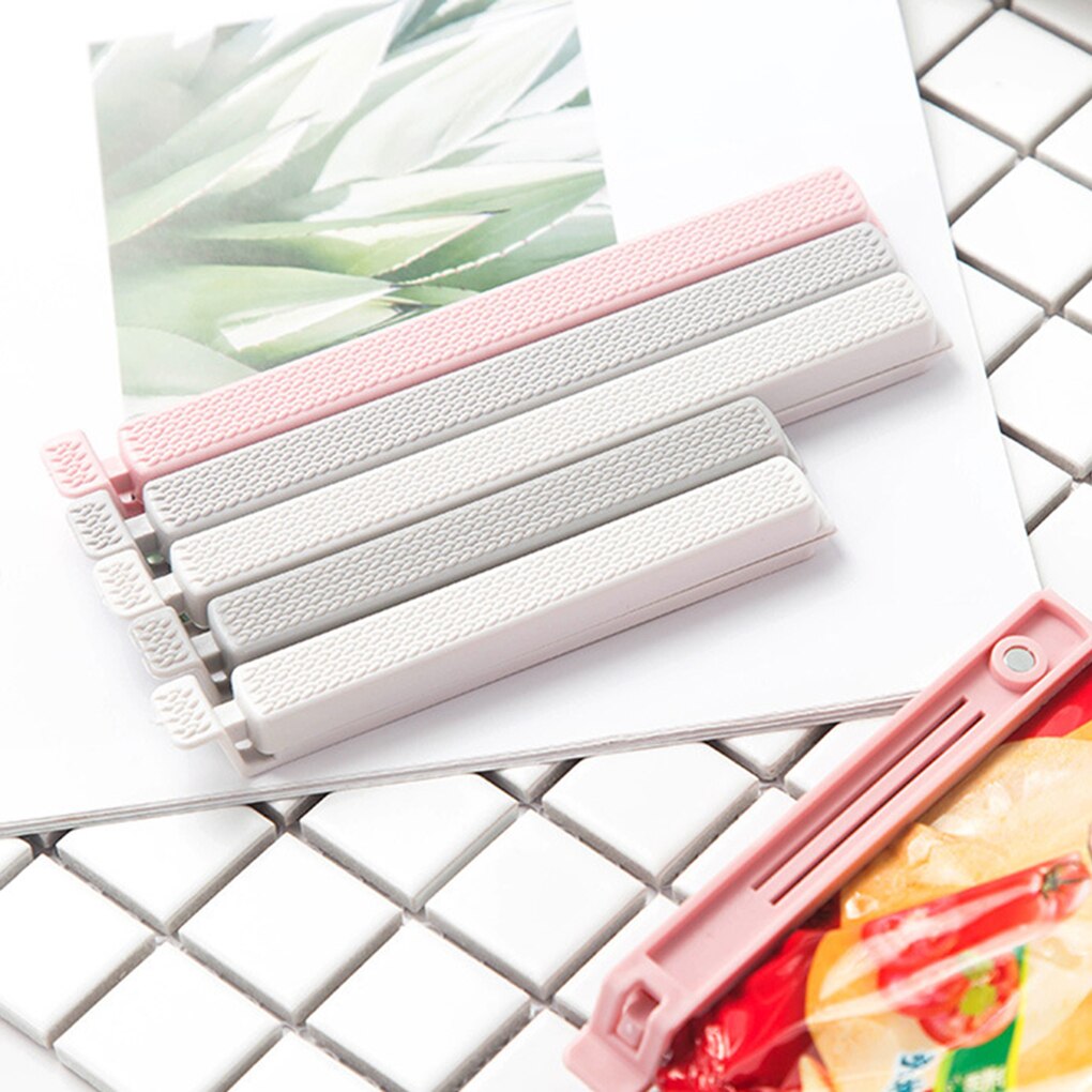 Plastic Bag Sealer Clip Snack Fresh Food Storage Bag Clips Kitchen Tool Accessories Mini Vacuum Sealing Clamp Food Clip