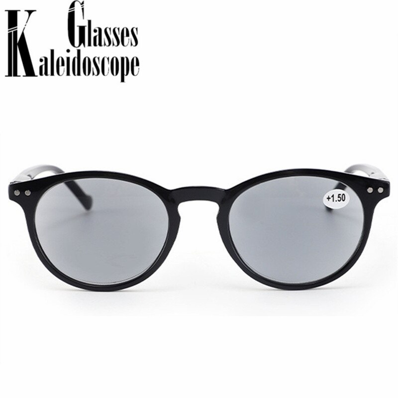 Gafas de lectura para hombre y mujer, lentes para presbicia, redondas, para hipermetropía, antiuv400, dioptrías + 1,0, 1,5, 2,0, 2,5, 3,0