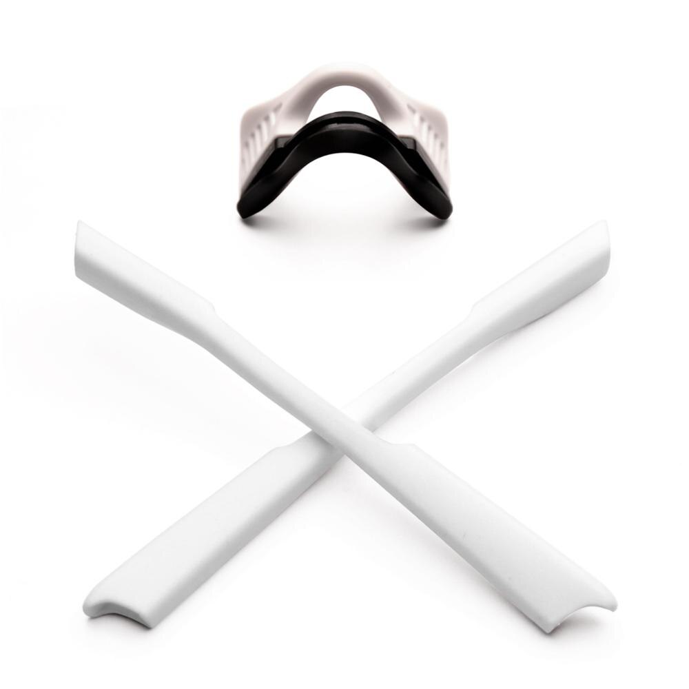Mryok Rubber Kit Replacement Ear Socks & Nose Pads Pieces for-Oakley M2 Frame Sunglasses: White kits