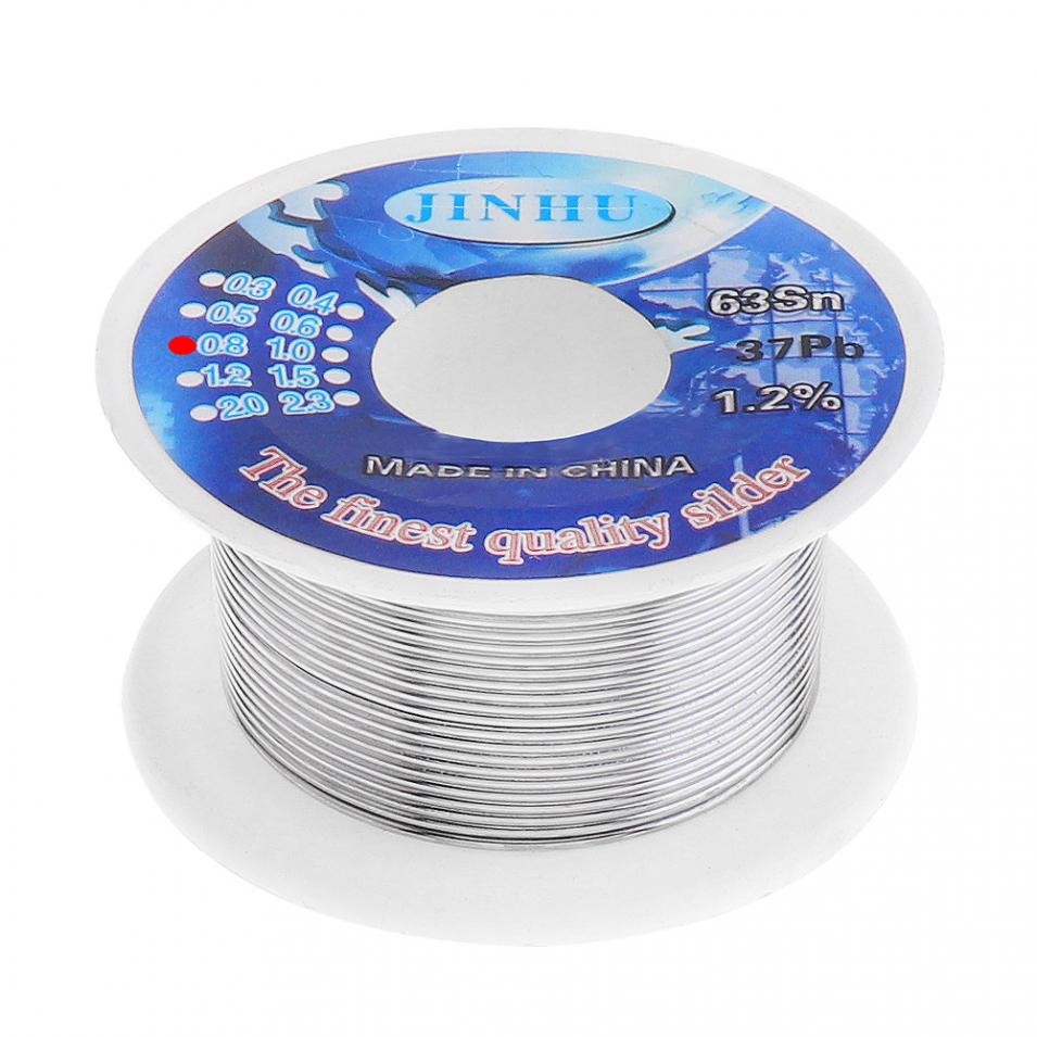 63/37 30g 0.5mm 0.6mm 0.8mm 1.0mm Tin Lead Rosin Core Solder Wire with 1.2% Flux Low Melting Point for Electric Soldering Iron