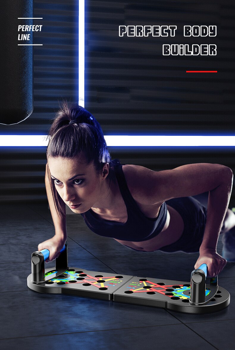 23 in 1 Push Up RACK Training Board Multi-functional Portable Push-up Bracket Board Home Fitness Abdominal muscle strength board