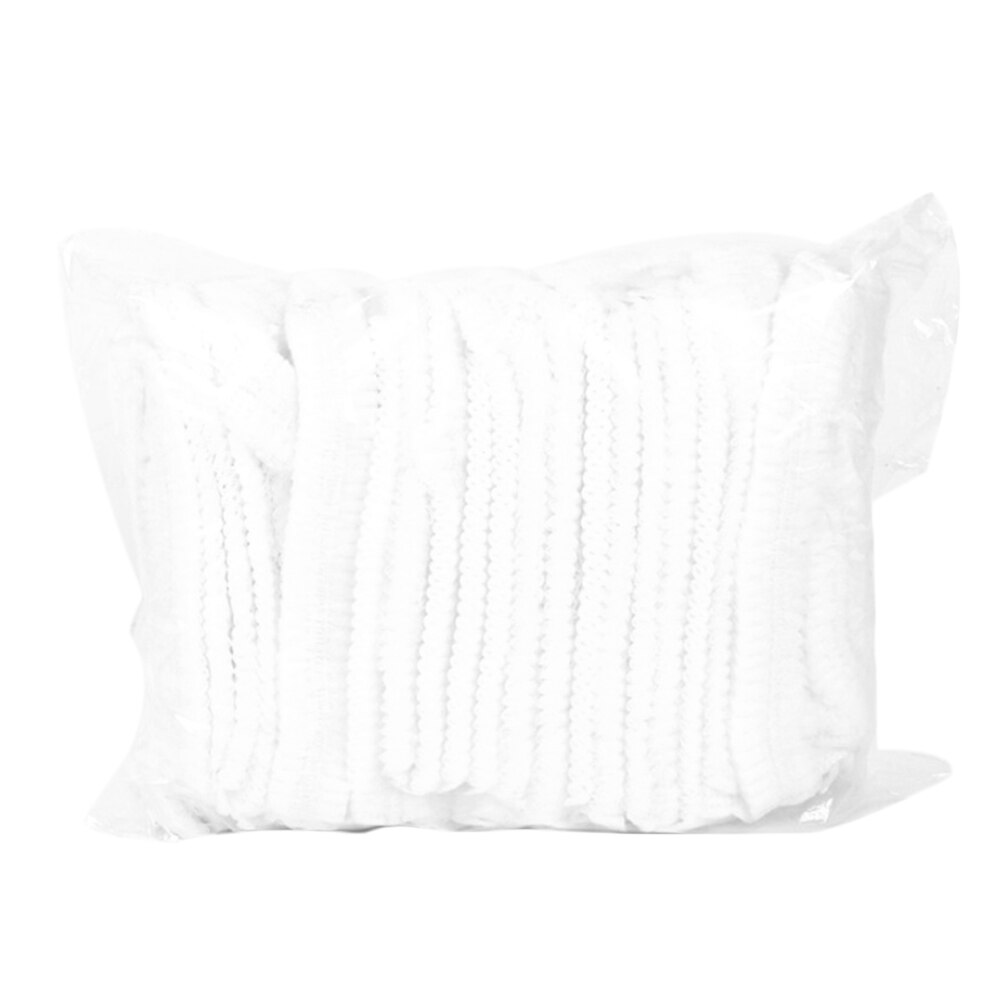 Protection Mushroom Cap 50x Non-Woven Disposable Shower Caps SPA Hair Salon Beauty Anti Dust Bath Hat Beauty Salon Cap: Default Title