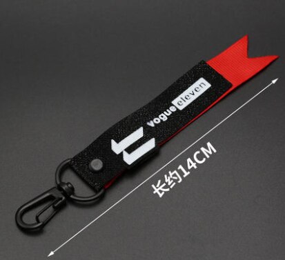 Engelska brev band lanyard mobiltelefon nyckelring hänge kläder byxor vilda dragkedja huvud tillbehör: 5