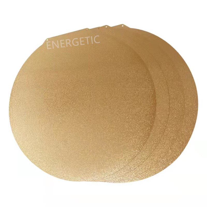 Imprimante 3D Super Racer, énergétique, Dia rond, 270mm, revêtement en poudre, PEI, surface texturée et lisse, feuille de construction à ressort, pour Flsun