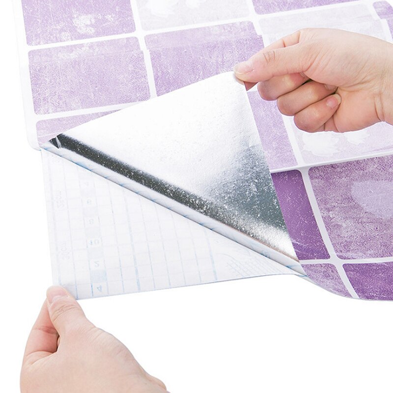 Self-Adhesive Oil-Proof Wall Stickers Kitchen High Temperature Resistance Tile Stickers