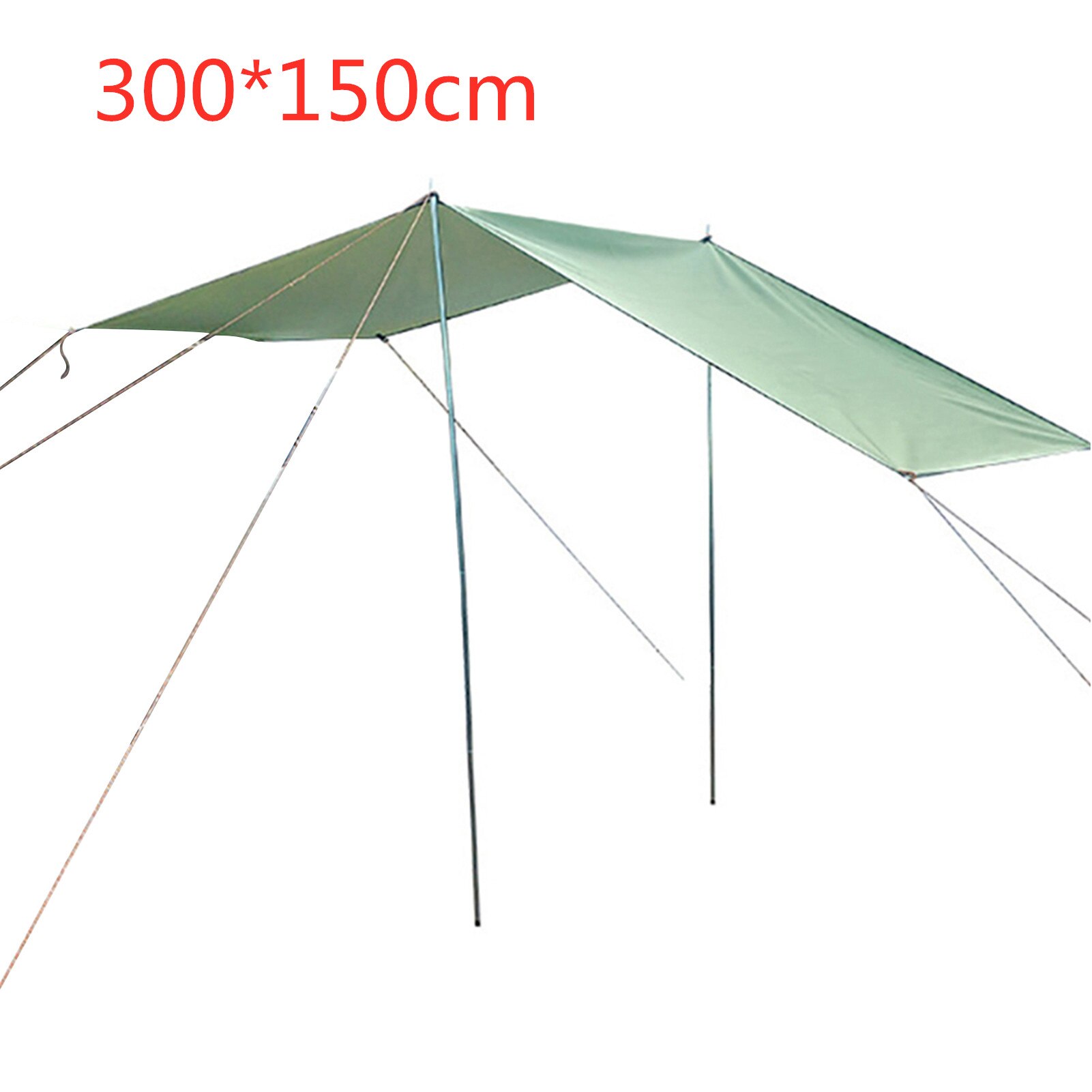 Car Awning Folding Waterproof Car Shade Sunshade Garden Umbrella Travel Camping Tent Tarp Automobile Side Rooftop Rain Canopy: 300x150cm
