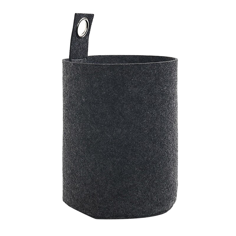 Felt Fabric Storage Home Desk Plant Flowers Pot Holder Bags Multifunction Home Pouch Bags Hangable Felt Pen Holder