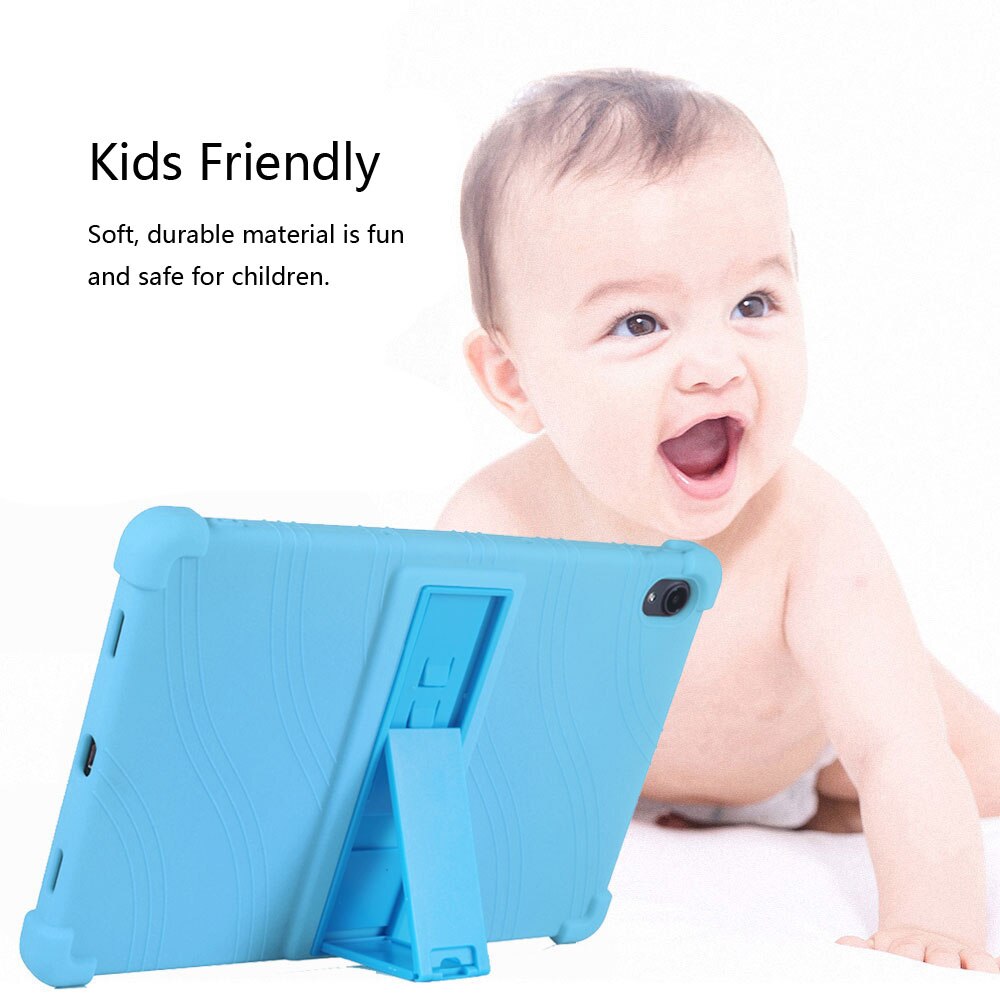 Etui til nokia  t20 tablet, silikone anti børn beskyttelsescover til nokia  t20 etui 10.4 tommer ta -1392 ta-1394 ta-1397